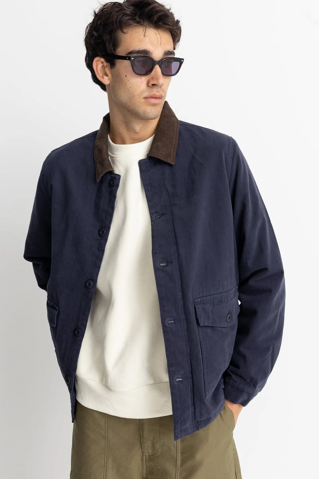 RHYTHM TYPE 12 JACKET - WORN NAVY JACKET RHYTHM   