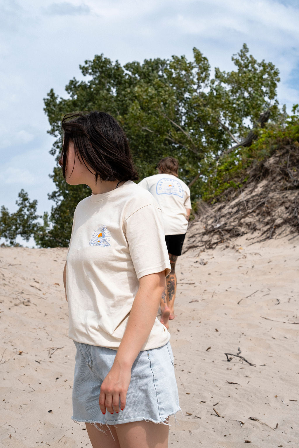 OAK SURF CLUB TEN TOE RODEO TEE - NATURAL TSHIRT OAK SURF CLUB   