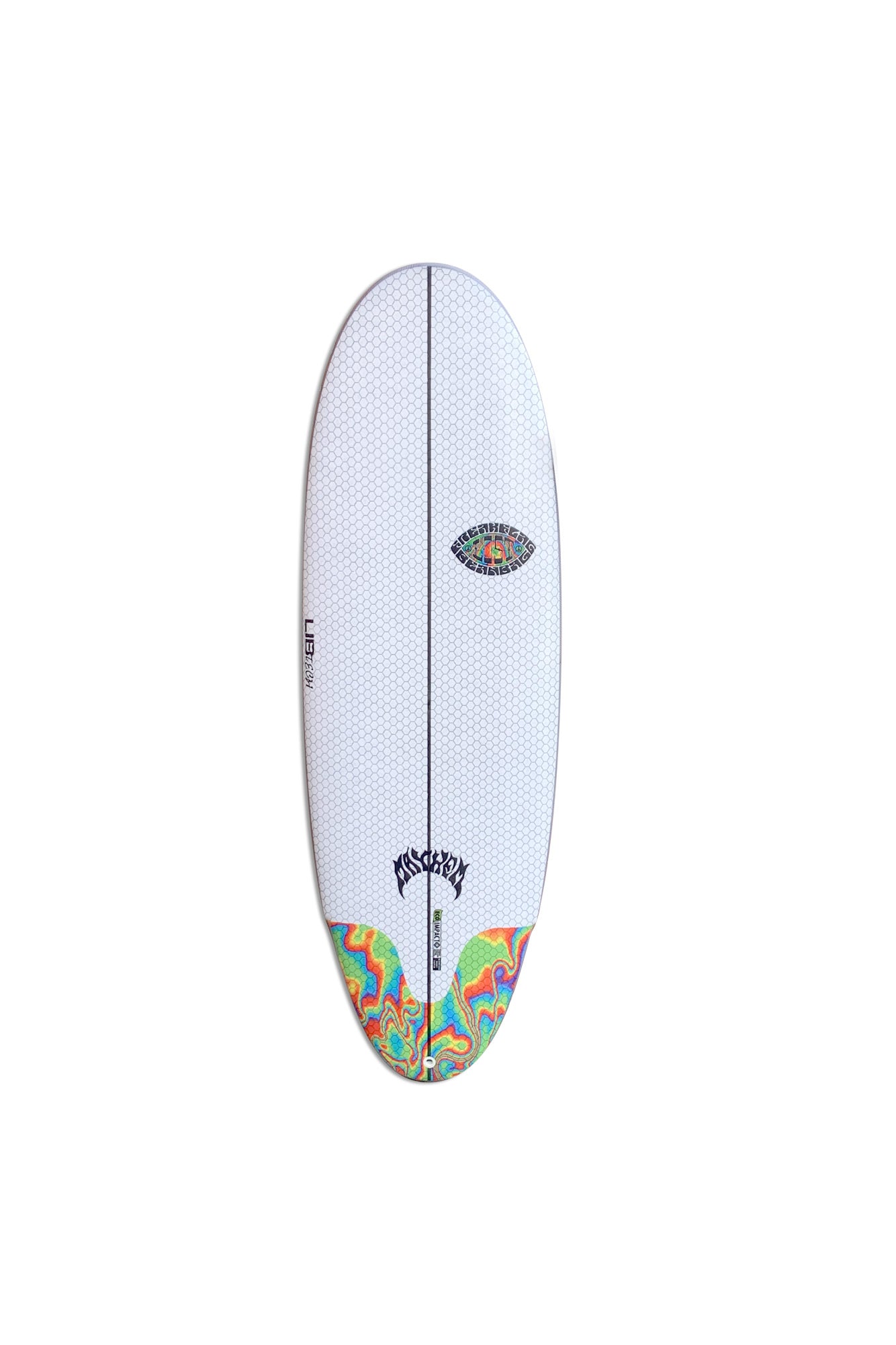 5'8 HOBIE CIRCA FISH - WHITE/DETAIL – OAK CLOTHING CO. INC.