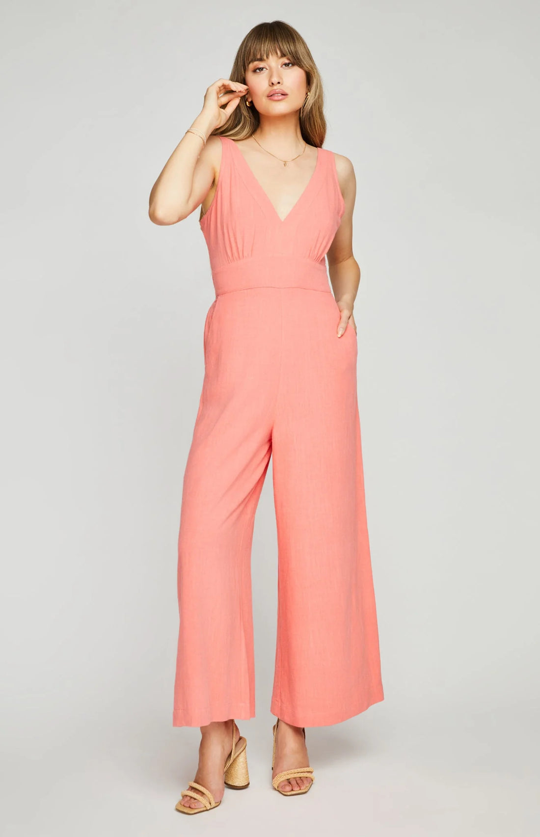 GENTLE FAWN GIANNA JUMPSUIT - CORAL JUMPSUIT GENTLE FAWN   