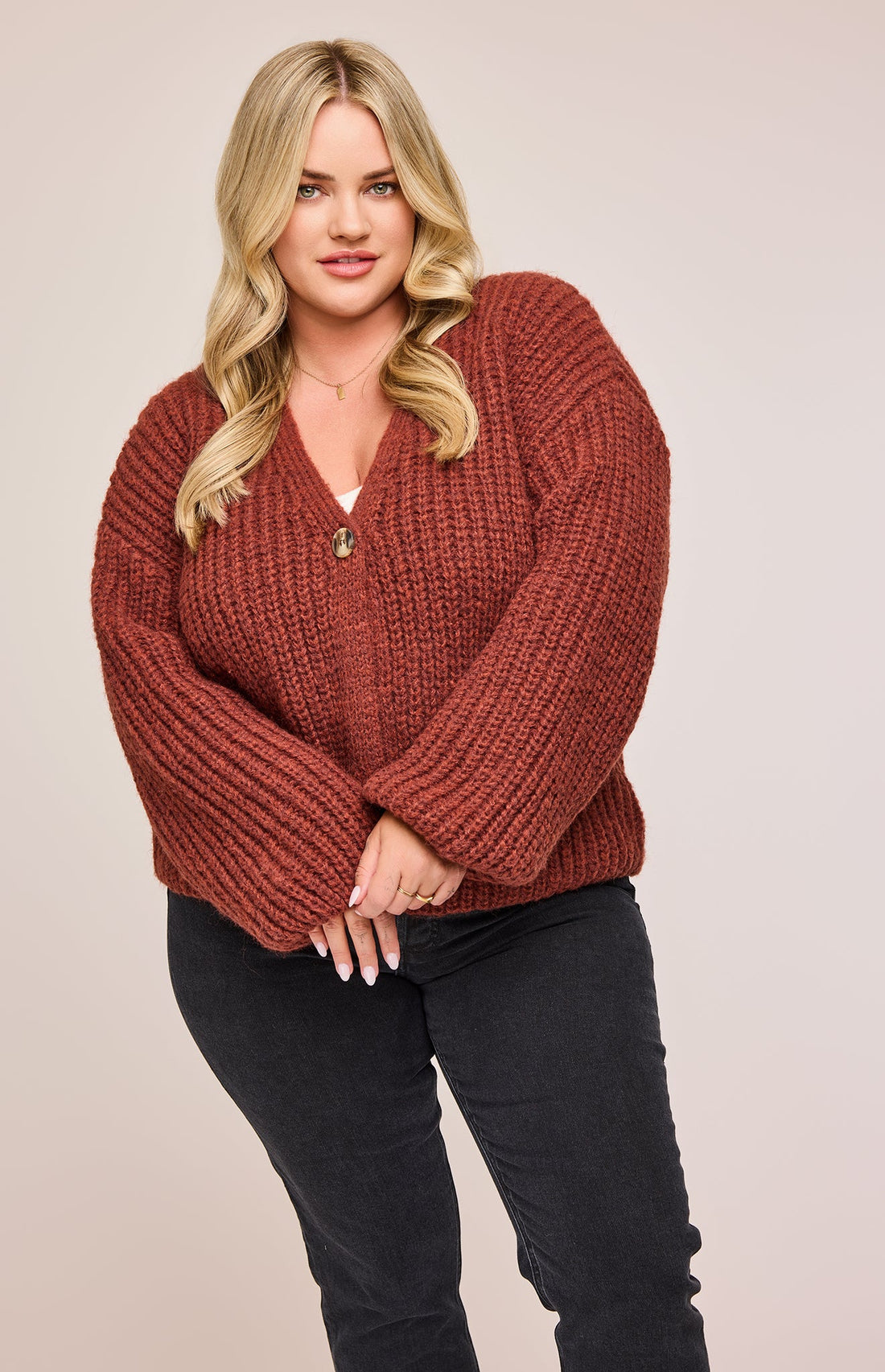 GENTLE FAWN ILENE SWEATER - HEATHER CINNAMON SWEATER GENTLE FAWN   