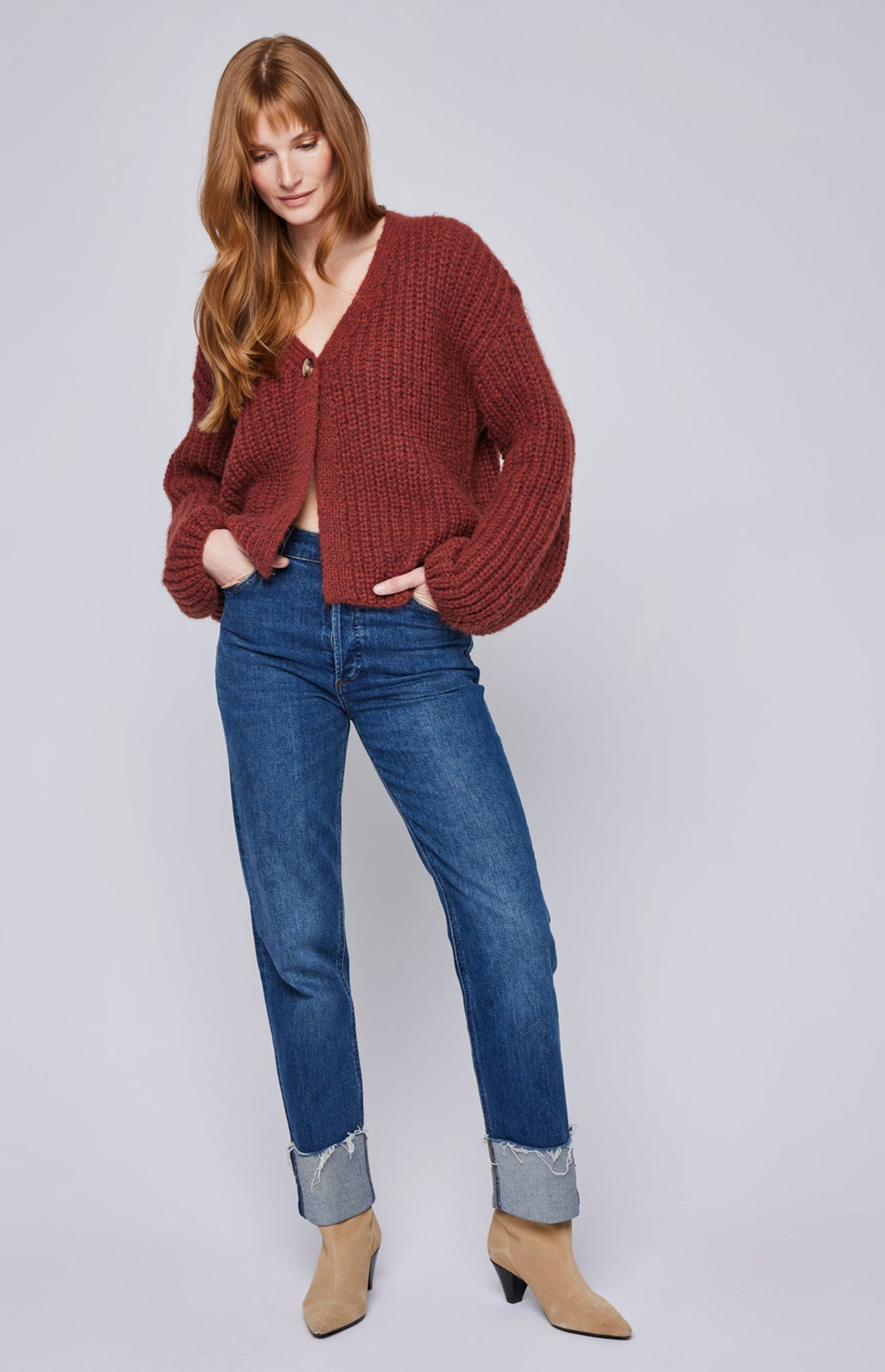 GENTLE FAWN ILENE SWEATER - HEATHER CINNAMON SWEATER GENTLE FAWN   