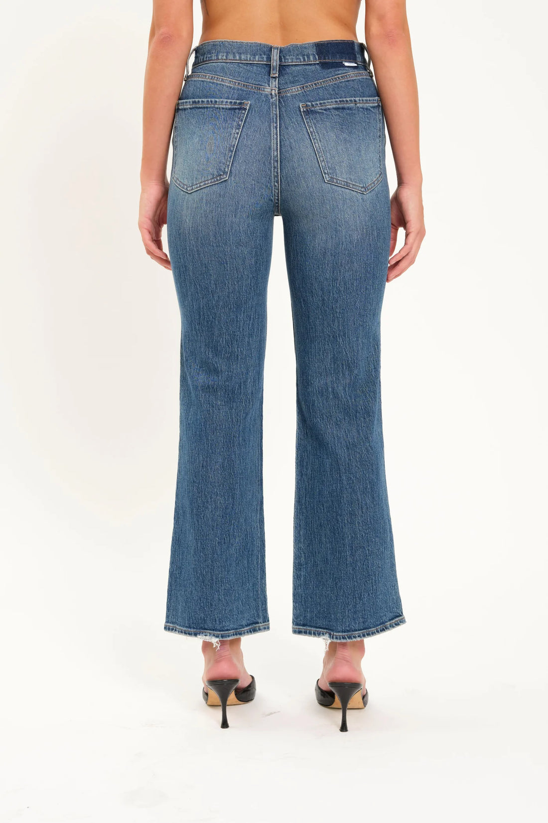 DAZE DENIM SOHO HIGH RISE ANKLE FLARE - RUSH HOUR PANT DELUC   