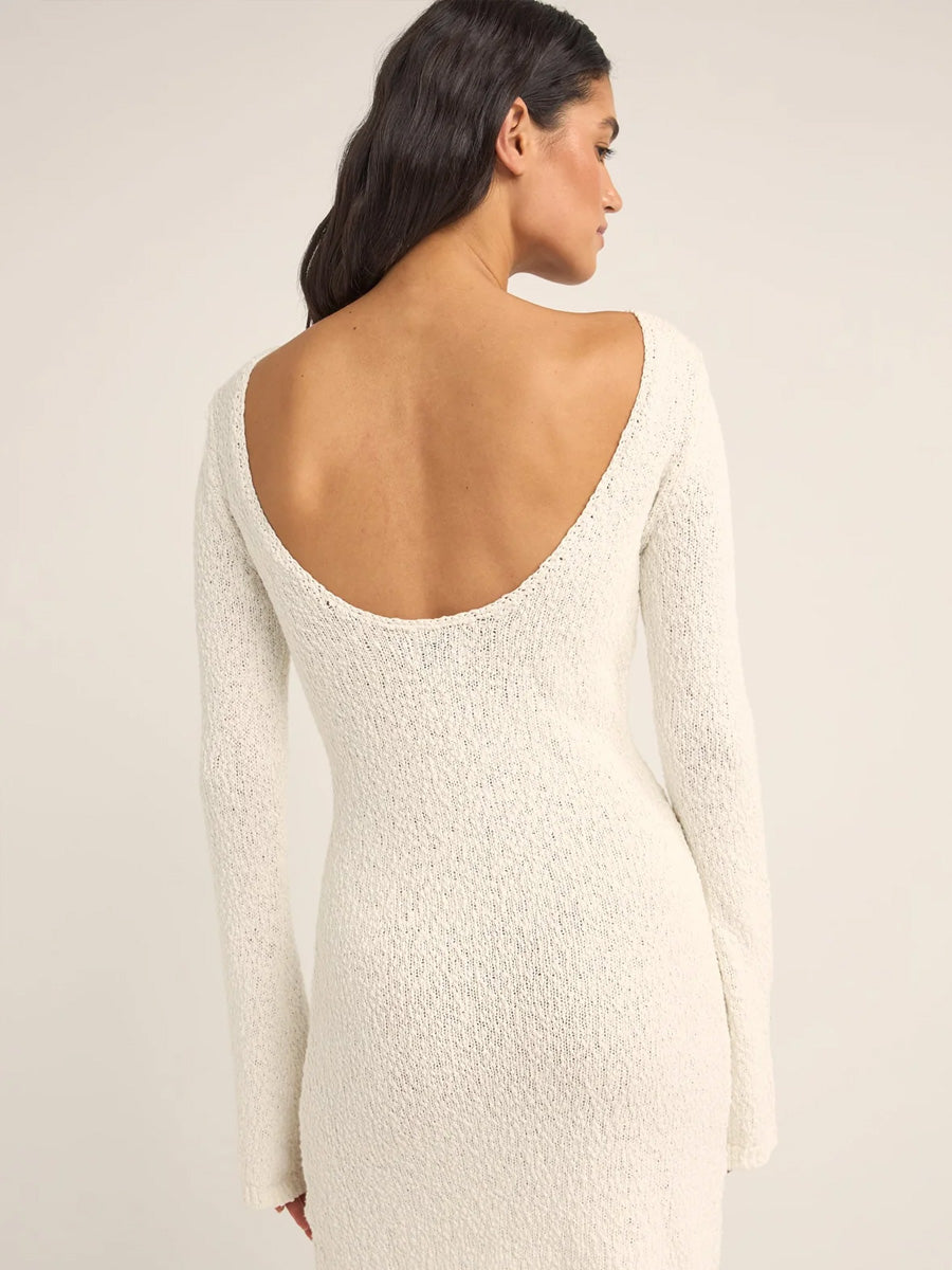 ADELE LONG SLEEVE KNIT DRESS DRESS -