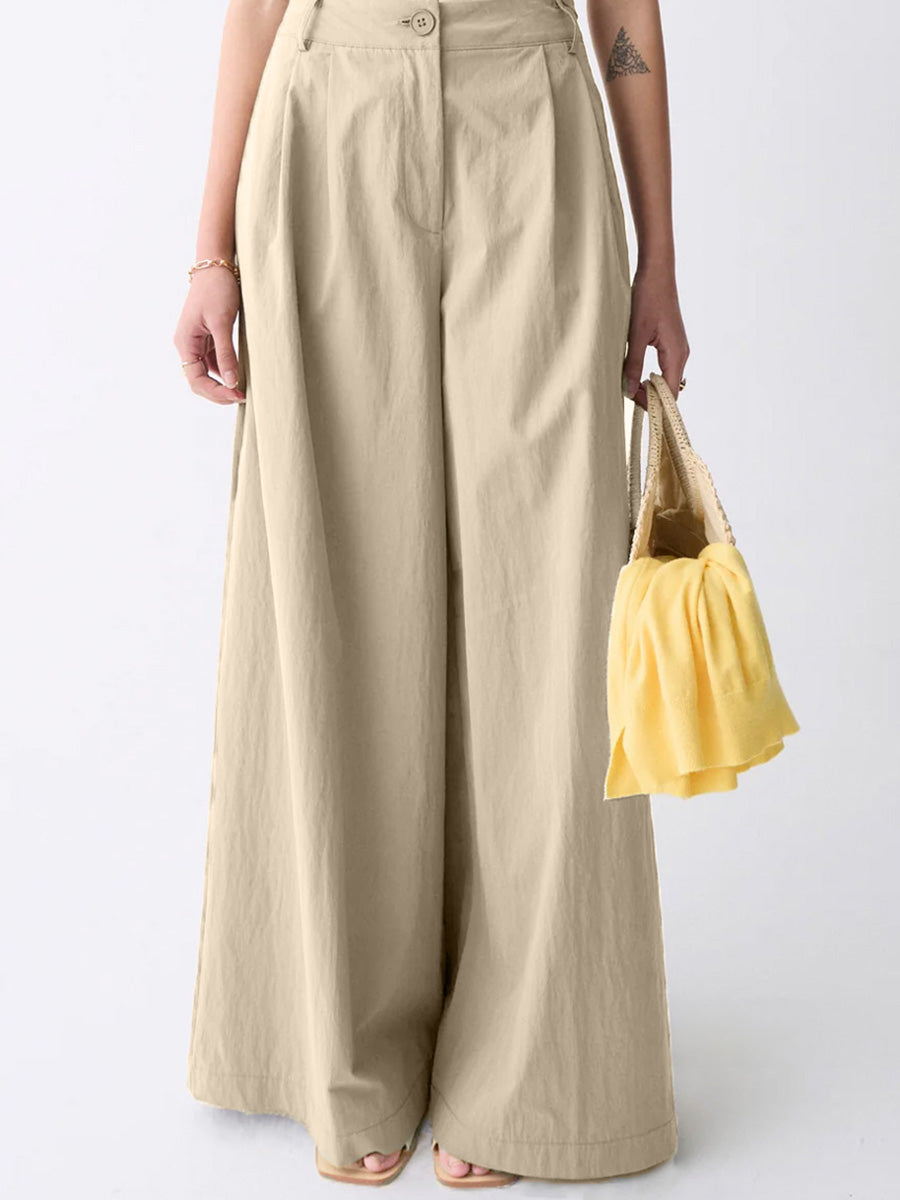 LOUNA PANTS - BEIGE PANT -