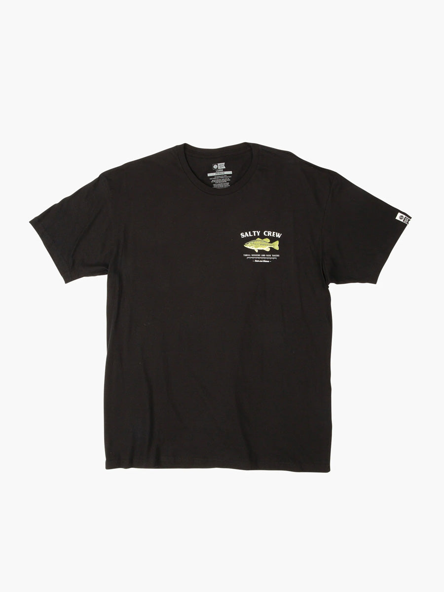 SALTY CREW BIG MOUTH SHORT-SLEEVE TEE - BLACK SHIRT -