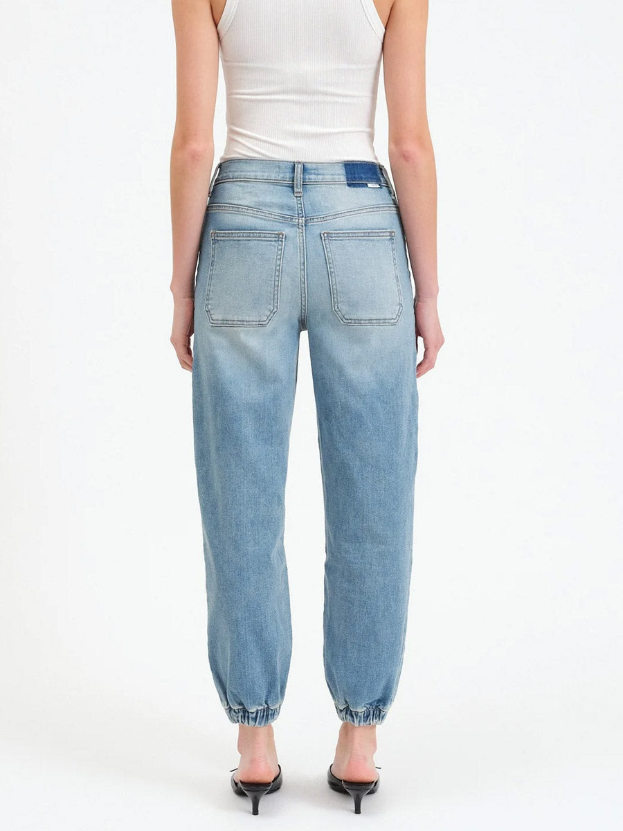 DAZE DENIM THE CHAMP HIGH RISE JOGGER - WINGS JEANS DAZE DENIM