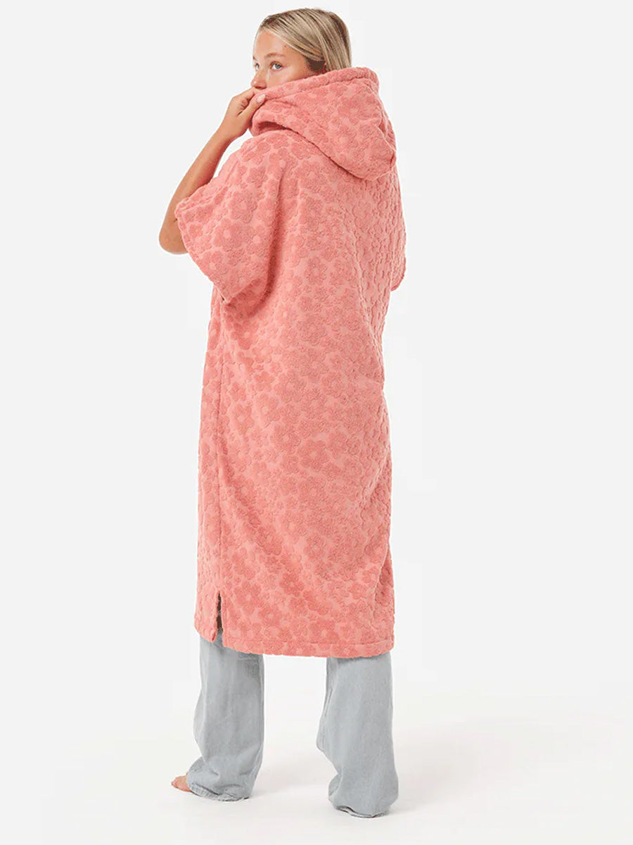 SLOWTIDE GINNY EX-WARM PONCHO - GUAVA PONCHO SLOWTIDE