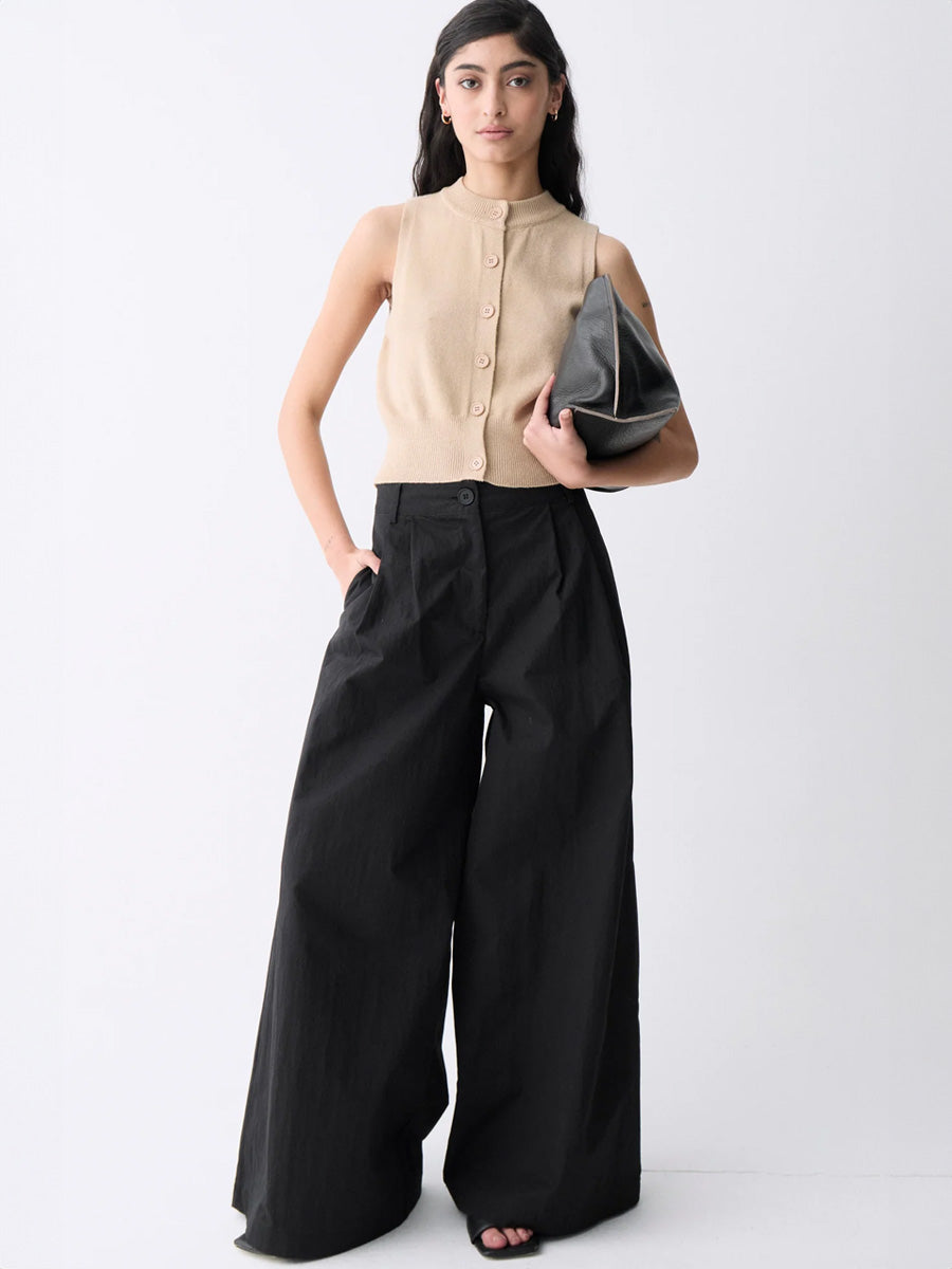 LOUNA PANTS - BLACK PANT -