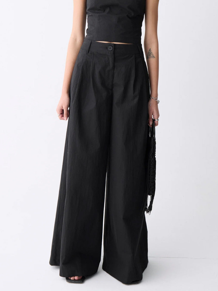 LOUNA PANTS - BLACK PANT -