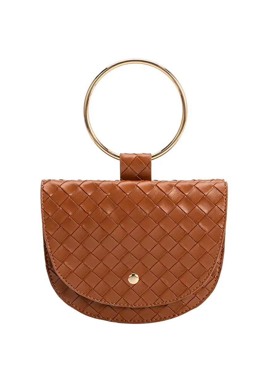 MELIE BIANCO FELIX RECYCLED VEGAN HANDLE BAG - TAN BAG MELIE BIANCO   