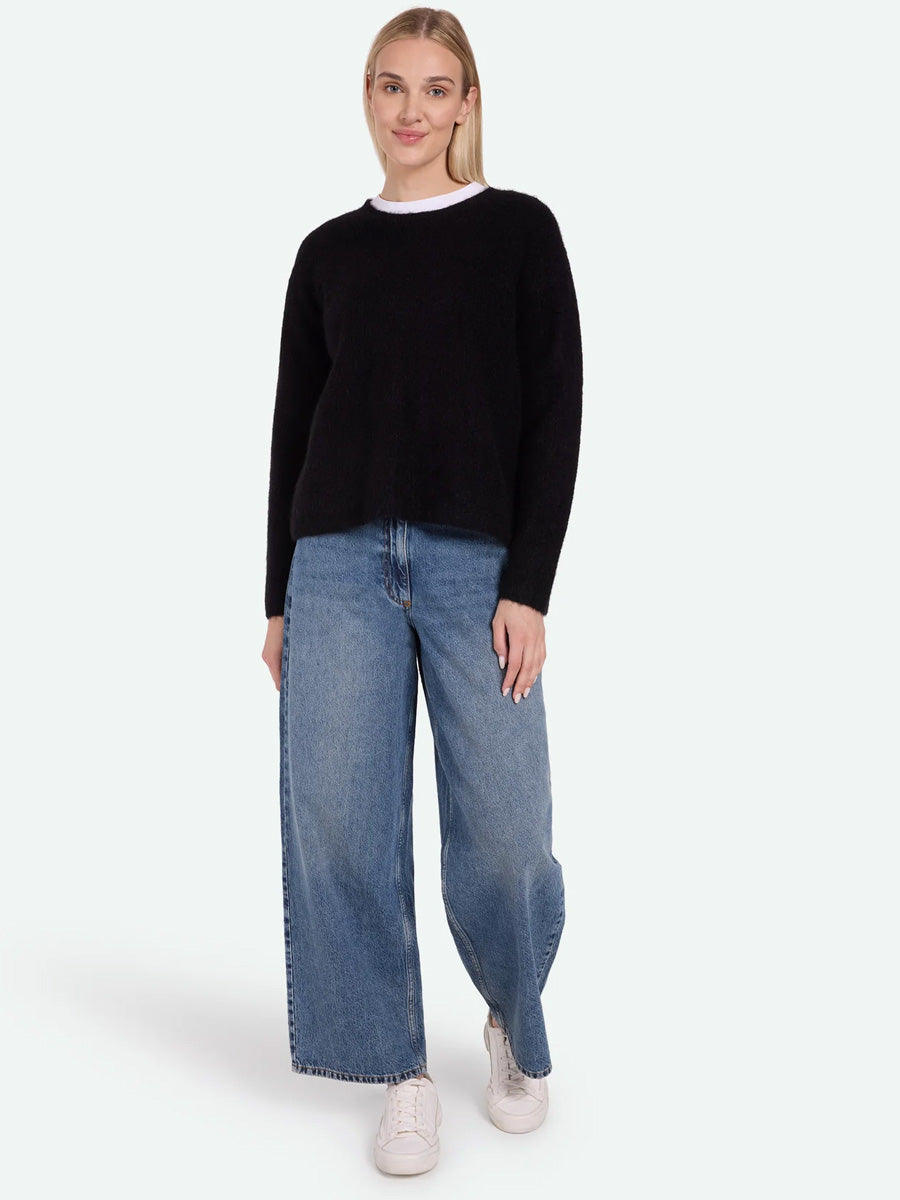 MINIMUM CALAHA JUMPER - BLACK SWEATER MINIMUM   