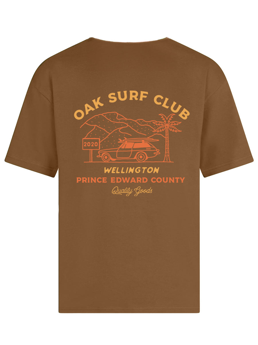 OAK SURF CLUB SANDBANKS TEE - SILT TSHIRT OAK SURF CLUB