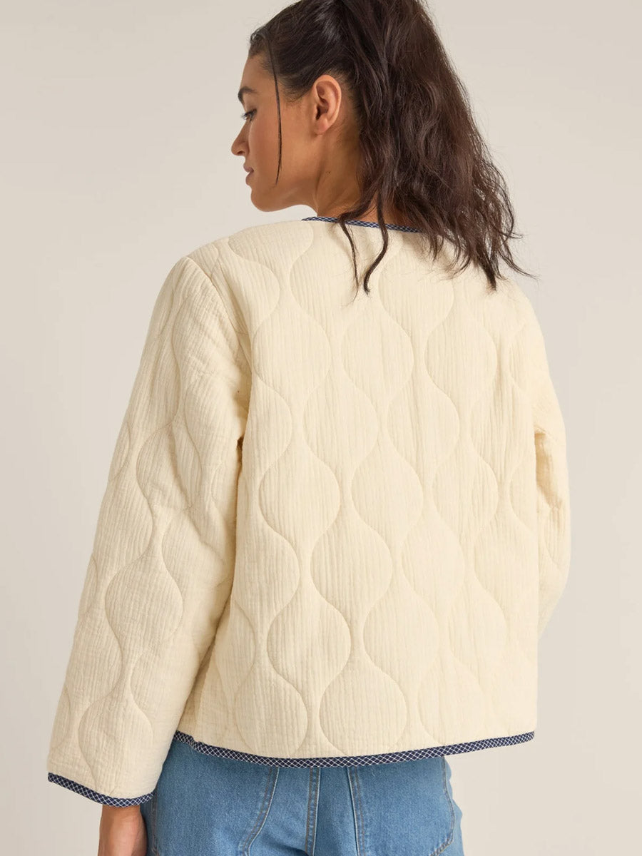 RHYTHM CHECK QUILTED JACKET JACKET RHYTHM   