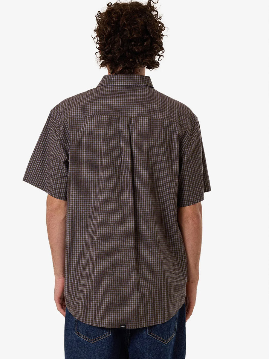 THRILLS RIBBON CUTTER SHORT SLEEVE SHIRT - DARK OLIVE SHIRT -