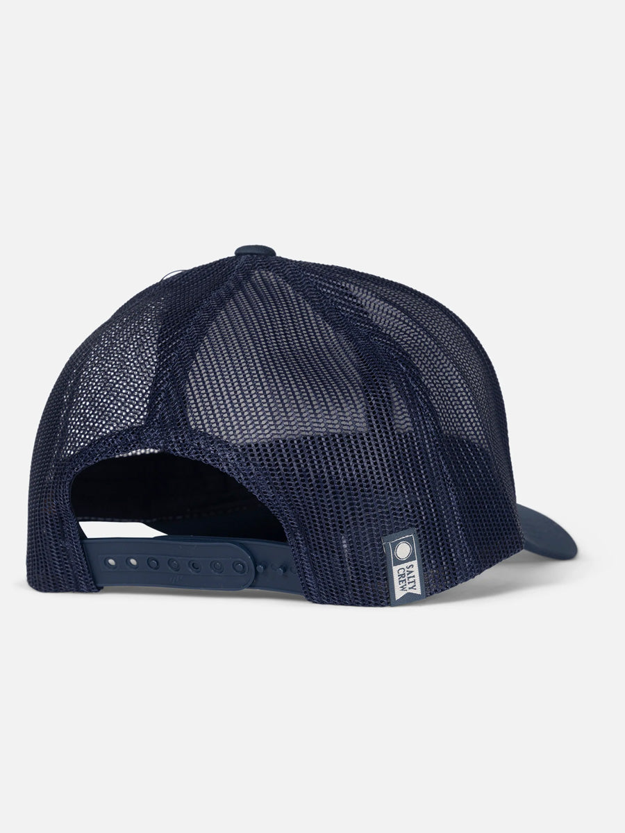 SALTY CREW MARINA RETRO TRUCKER HAT - WHITE/NAVY HAT -