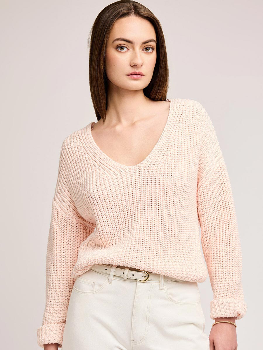 GENTLE FAWN SPENCER SWEATER - ROSEWATER SWEATER GENTLE FAWN