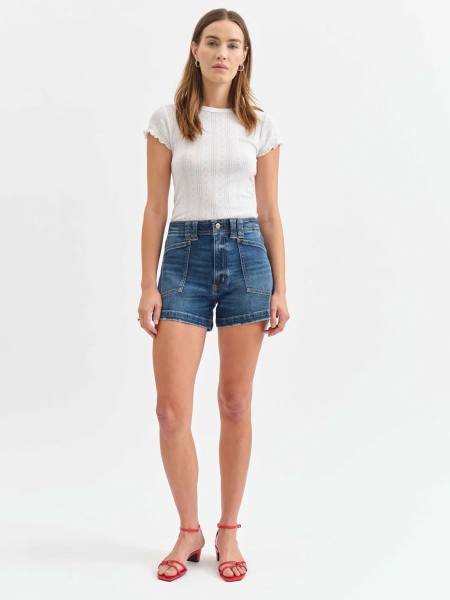 DAZE DENIM VALLEY GIRL HIGH RISE SHORT - MANHATTAN SHORT DAZE DENIM